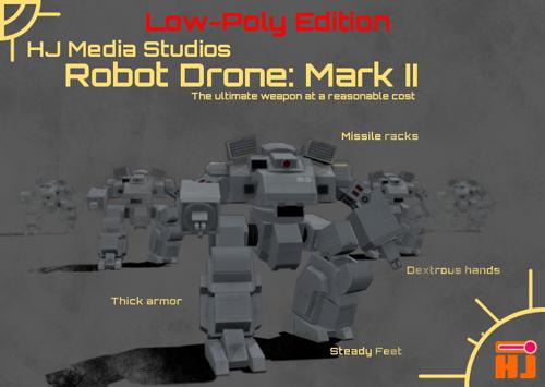 Robot Drone (Lowpoly Edition) preview image